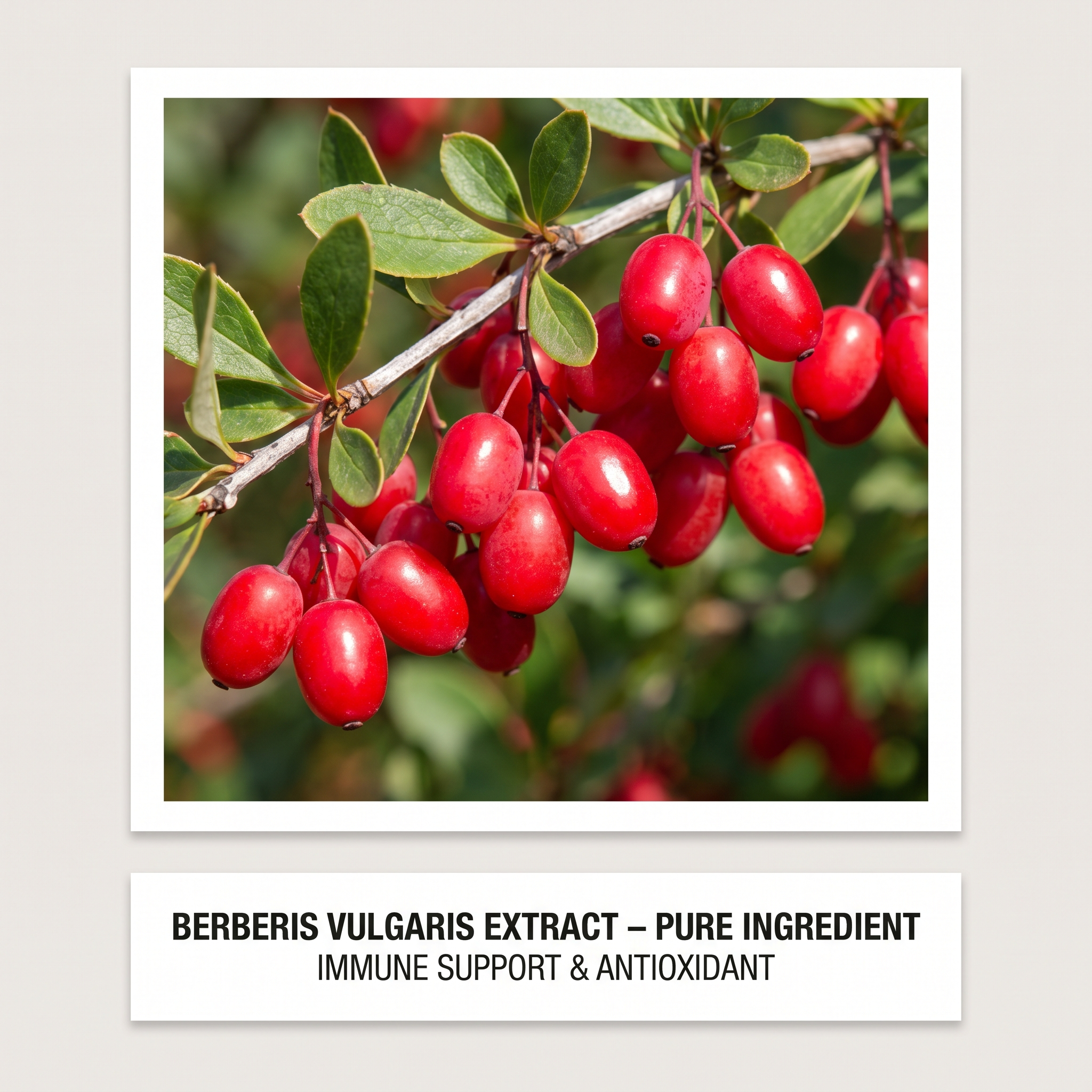 Barberry berries, the traditional source of berberine