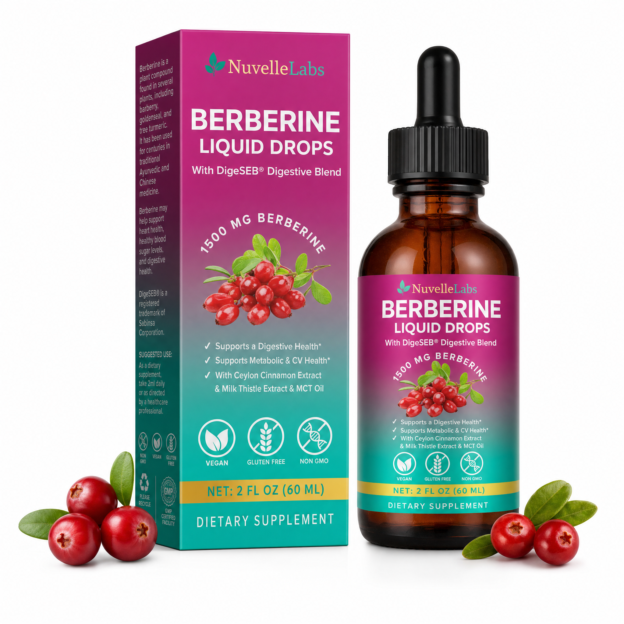 NuvelleLab Berberine Liquid Drops bottle